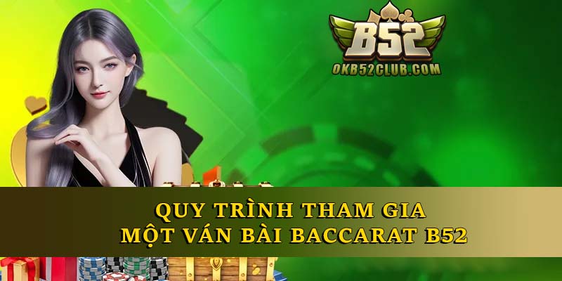 Quy trình tham gia một ván bài Baccarat B52